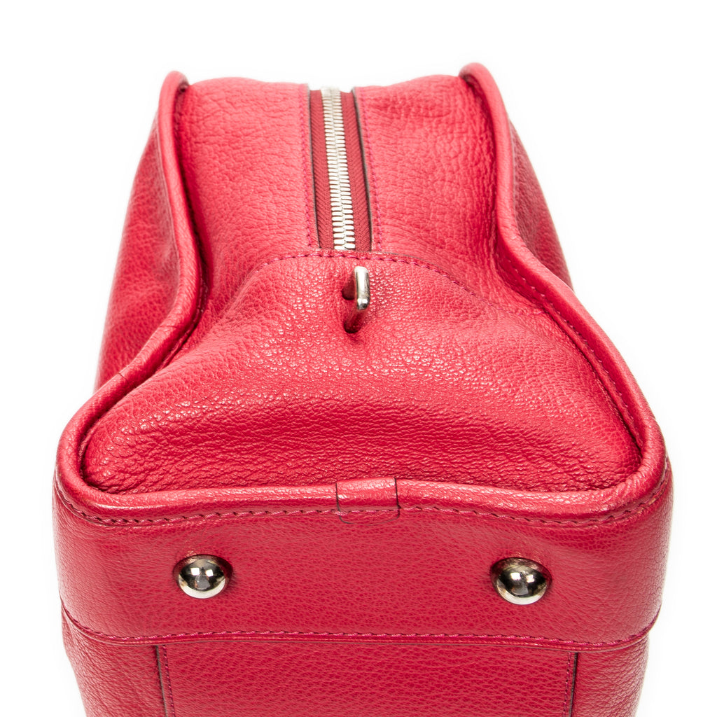 Handbag Amazona 36 Fuchsia Grained Calfskin Leather
