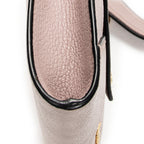 Shoulder Bag Envelope Clutch Pink Madras Leather