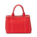 Shoulder Bag Small Canapa Tote Red Canapa Canvas