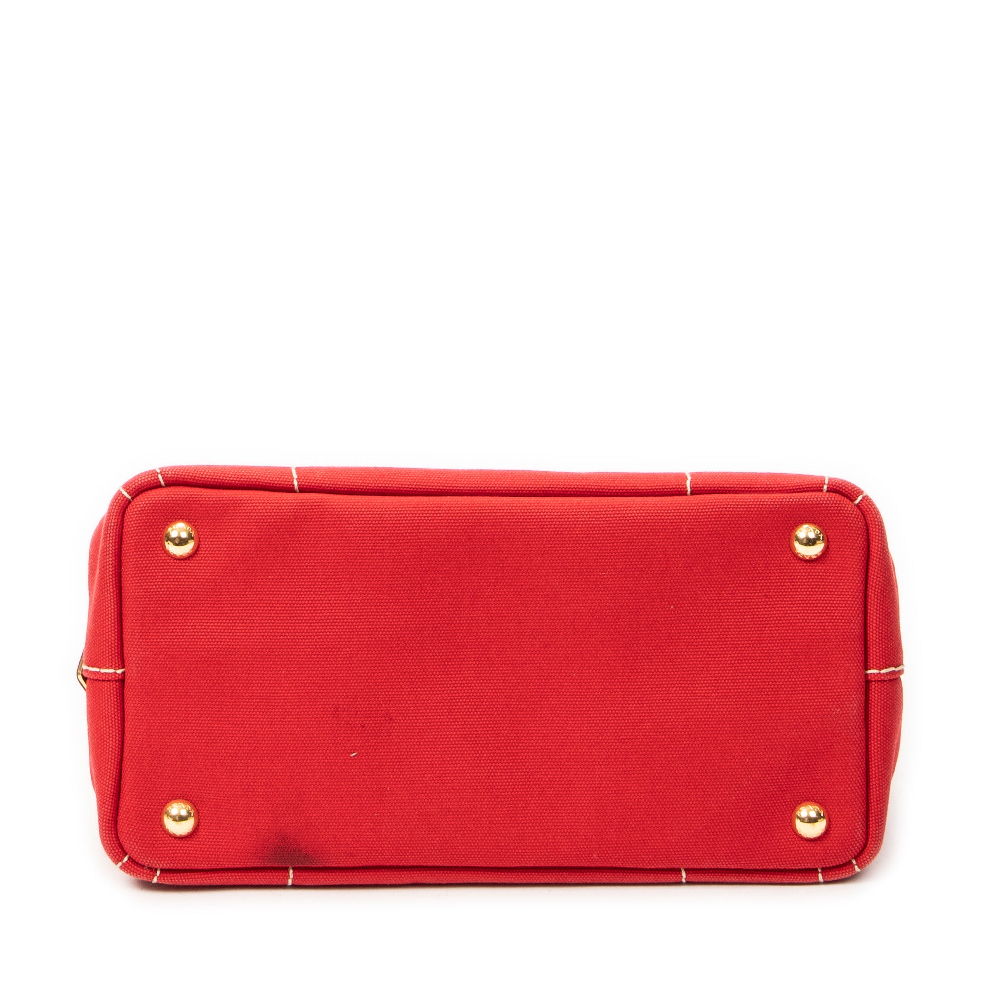 Shoulder Bag Small Canapa Tote Red Canapa Canvas