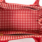 Shoulder Bag Small Canapa Tote Red Canapa Canvas