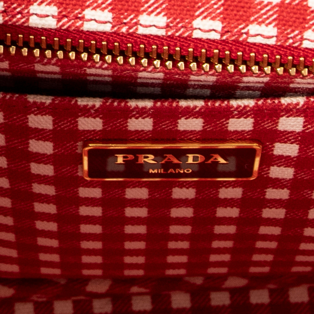 Shoulder Bag Small Canapa Tote Red Canapa Canvas