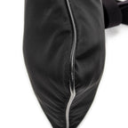 Shoulder Bag Flat Messenger Crossbody Black Nylon Canvas