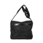 Prada - Sac bandoulière à rabat et petite boucle - Noir