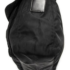 Prada - Sac bandoulière à rabat et petite boucle - Noir