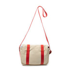 Shoulder Bag Antigua Besace PM Beige Woven Canvas