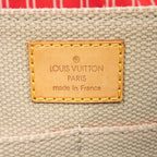 Shoulder Bag Antigua Besace PM Beige Woven Canvas