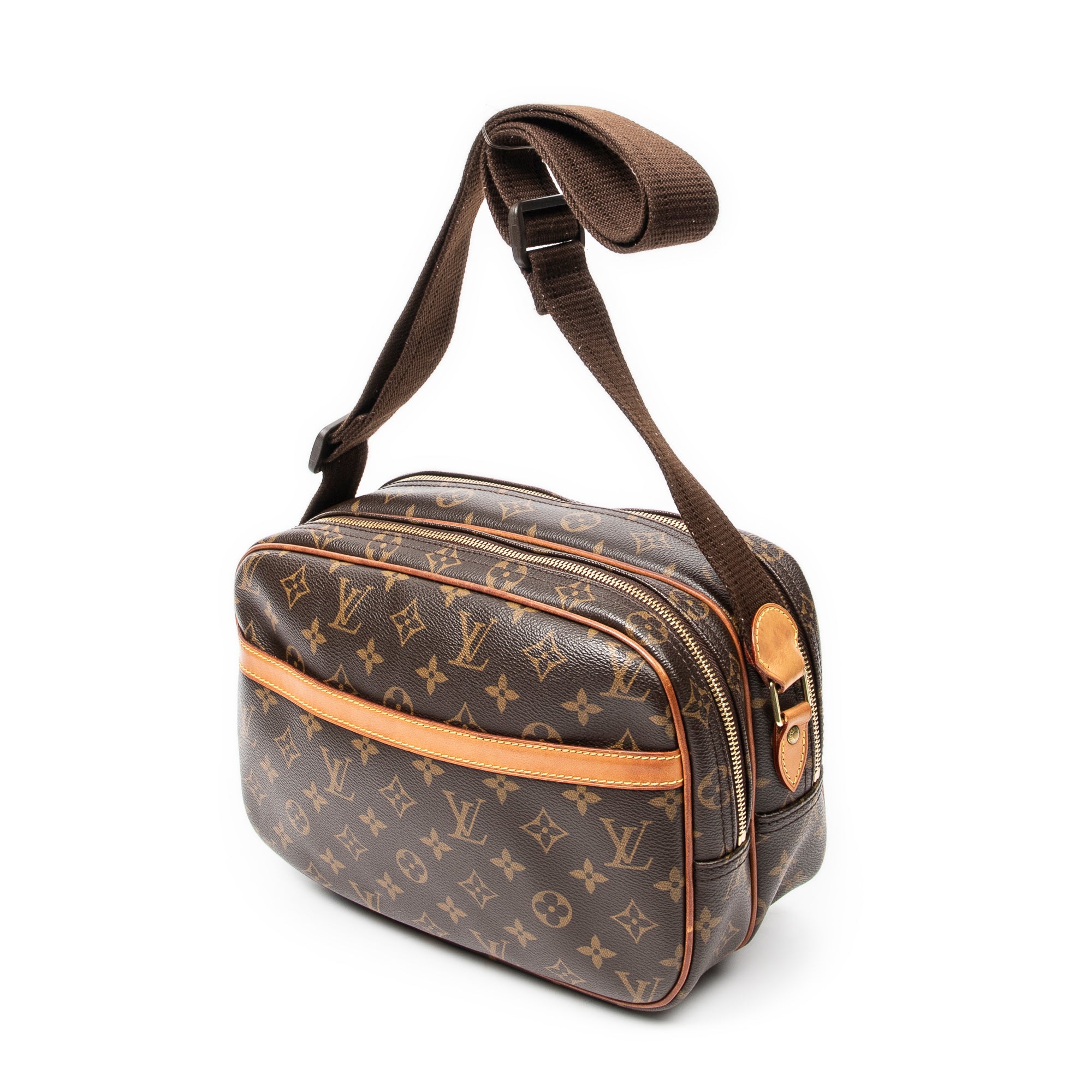 Shoulder Bag Reporter PM Brown Monogram Canvas
