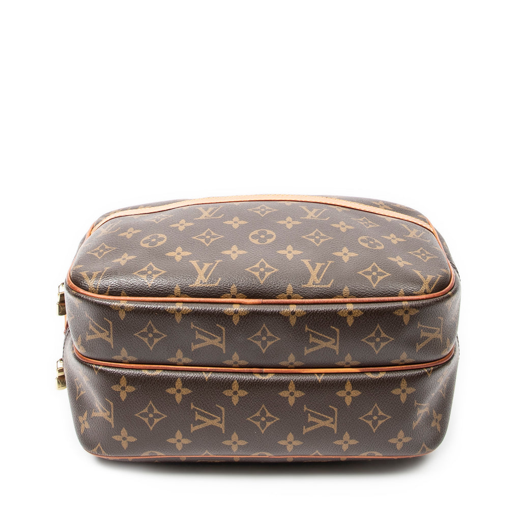 Shoulder Bag Reporter PM Brown Monogram Canvas