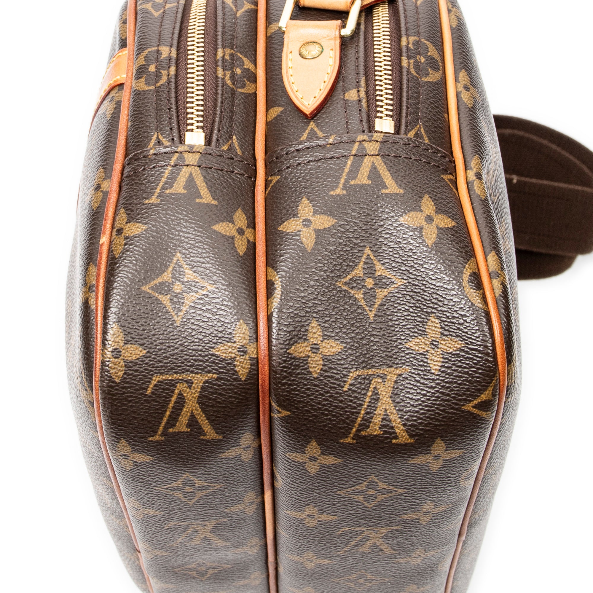 Shoulder Bag Reporter PM Brown Monogram Canvas