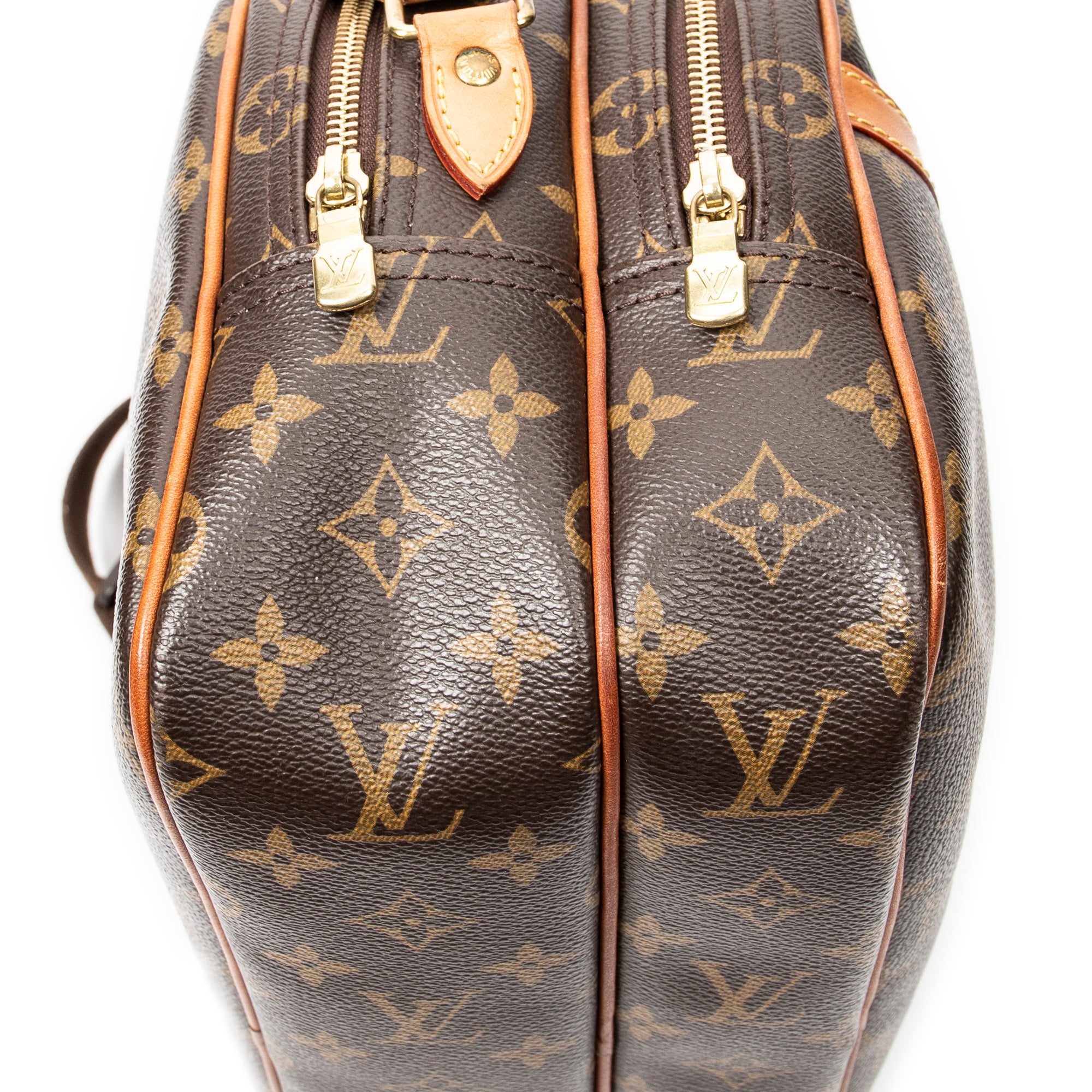 Shoulder Bag Reporter PM Brown Monogram Canvas