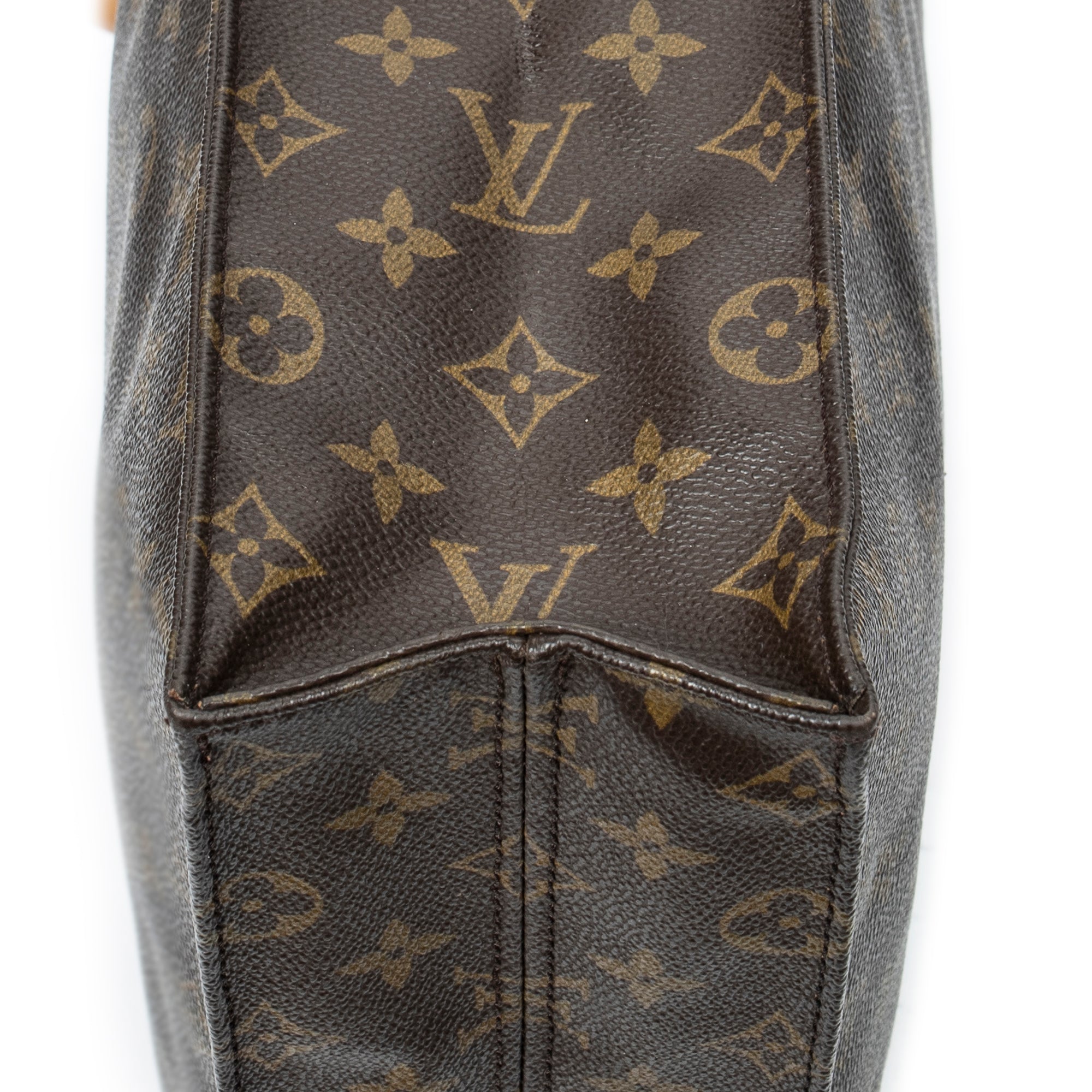 Handbag Sac Plat Brown Monogram Canvas