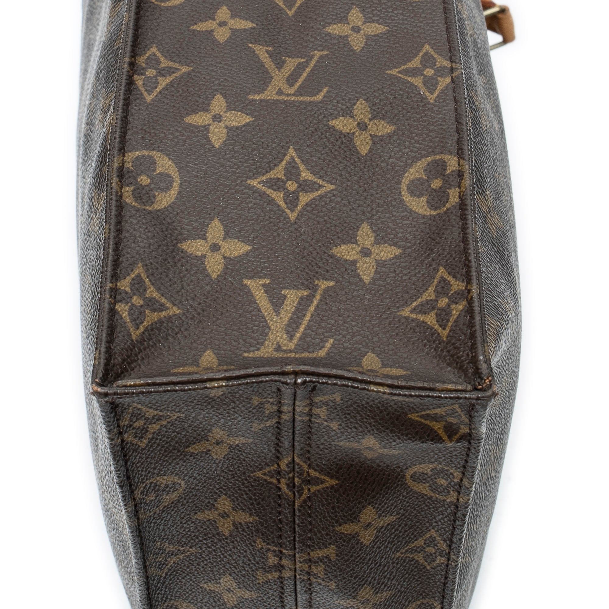 Handbag Sac Plat Brown Monogram Canvas