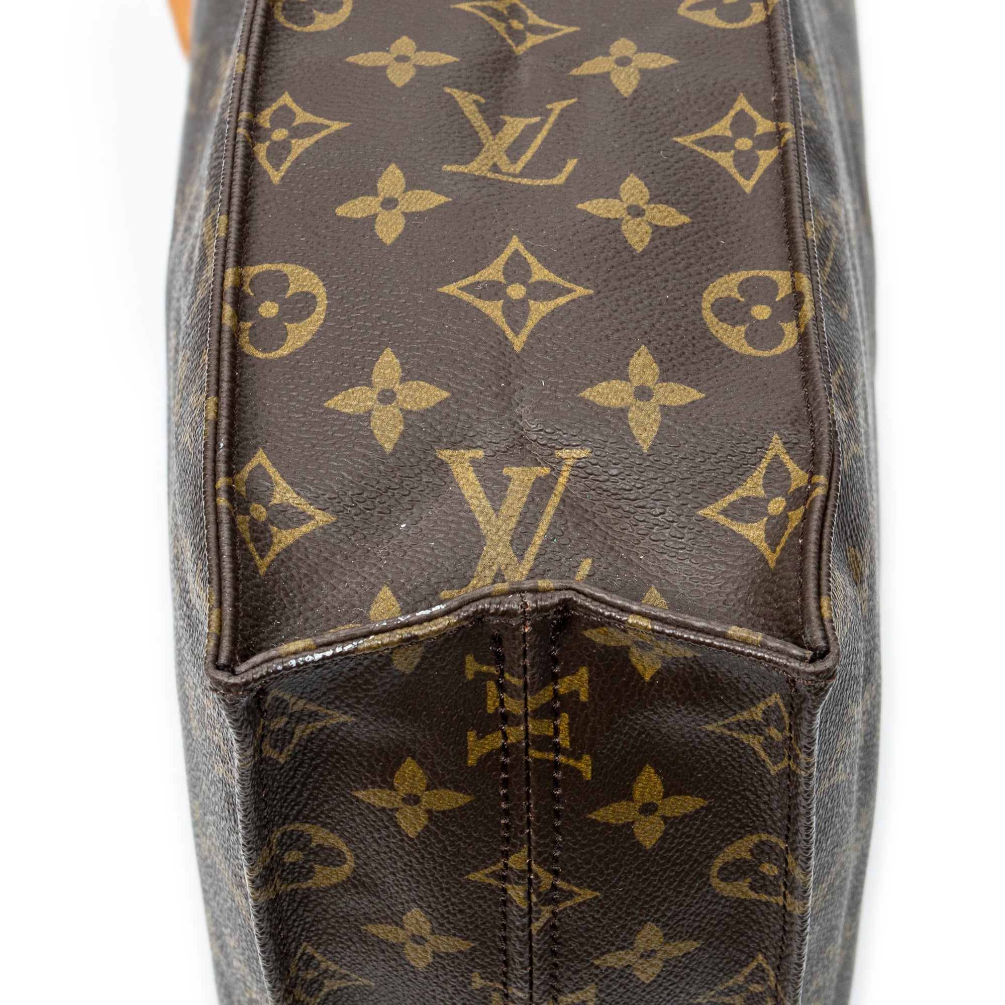 Handbag Sac Plat Brown Monogram Canvas