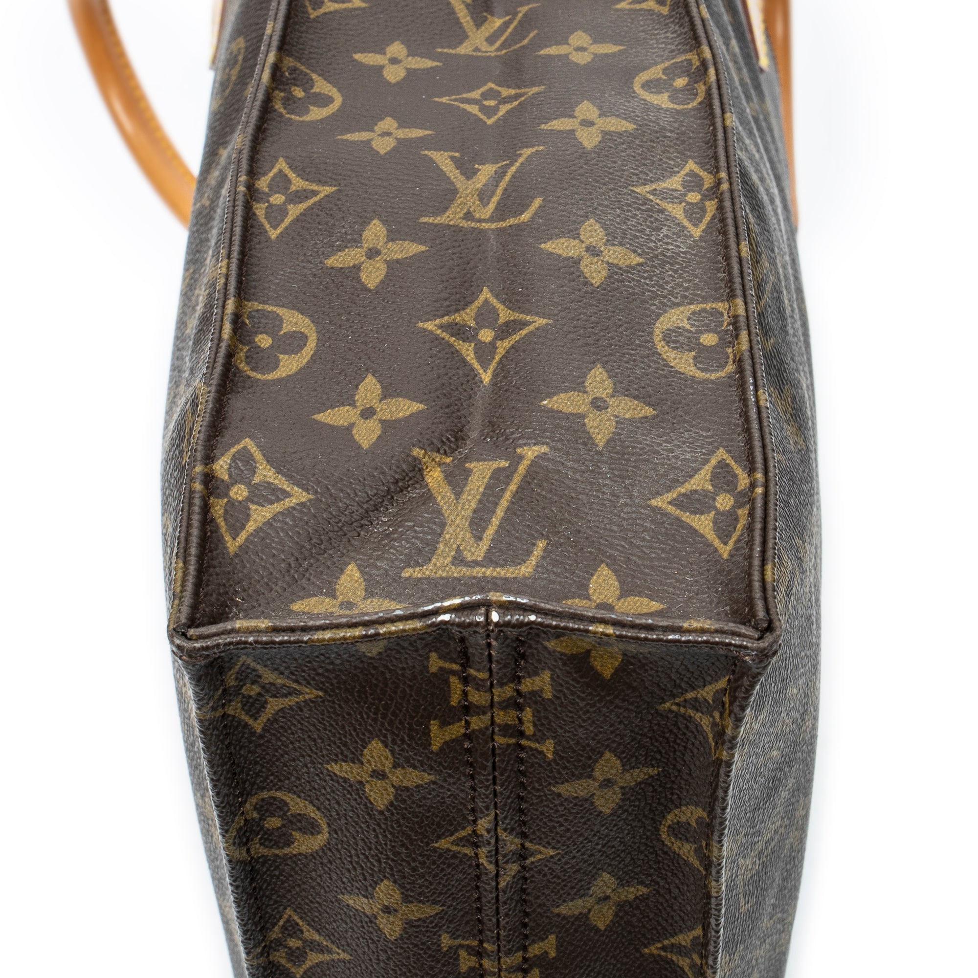 Handbag Sac Plat Brown Monogram Canvas