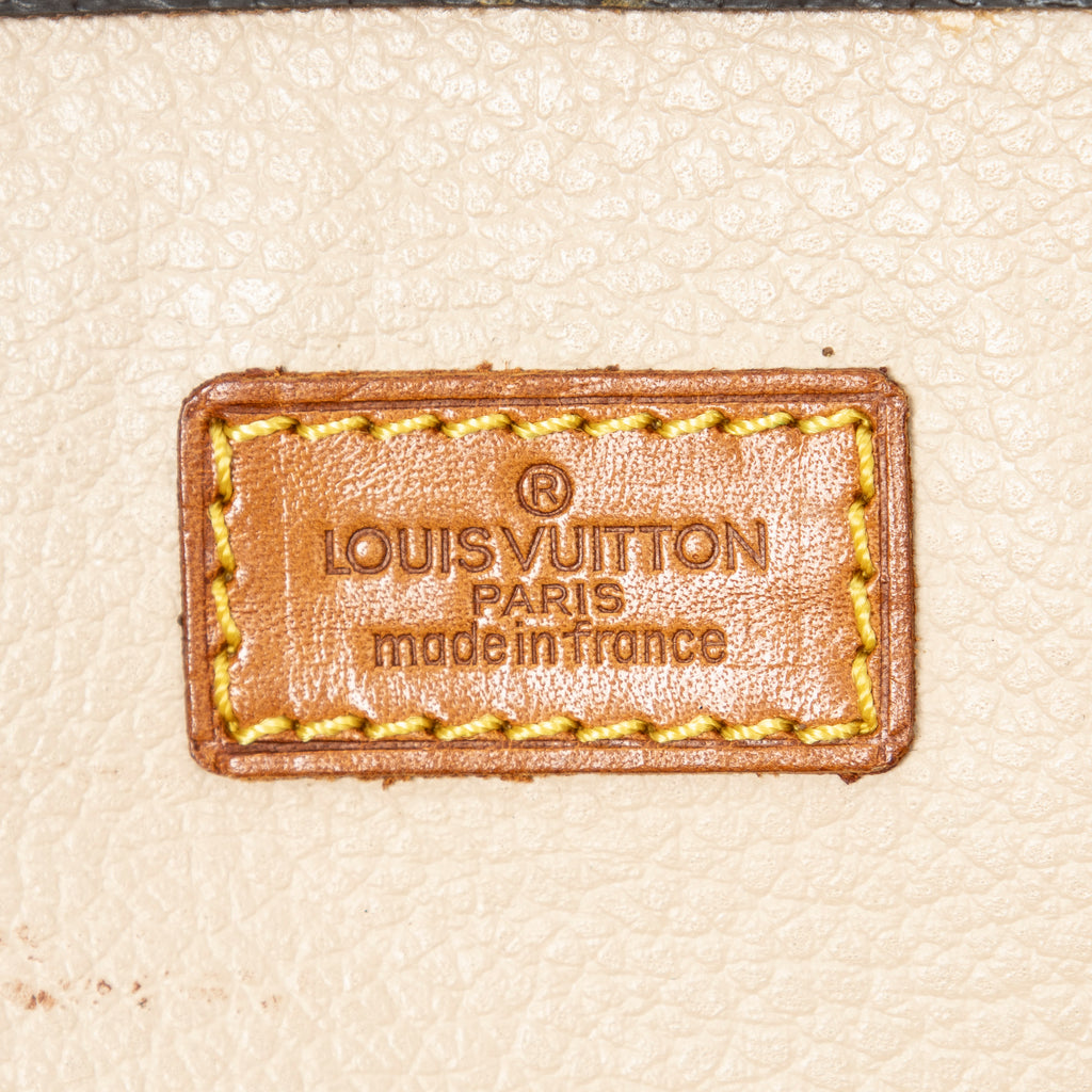 Handbag Sac Plat Brown Monogram Canvas