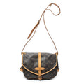 Shoulder Bag Saumur MM Brown Monogram Canvas