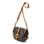 Shoulder Bag Saumur MM Brown Monogram Canvas