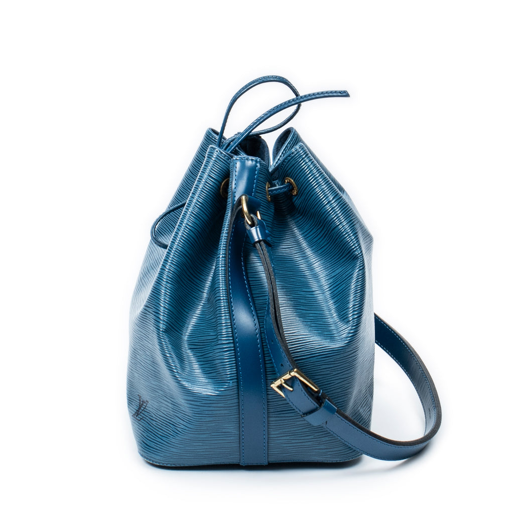 Shoulder Bag Noe PM Blue Epi