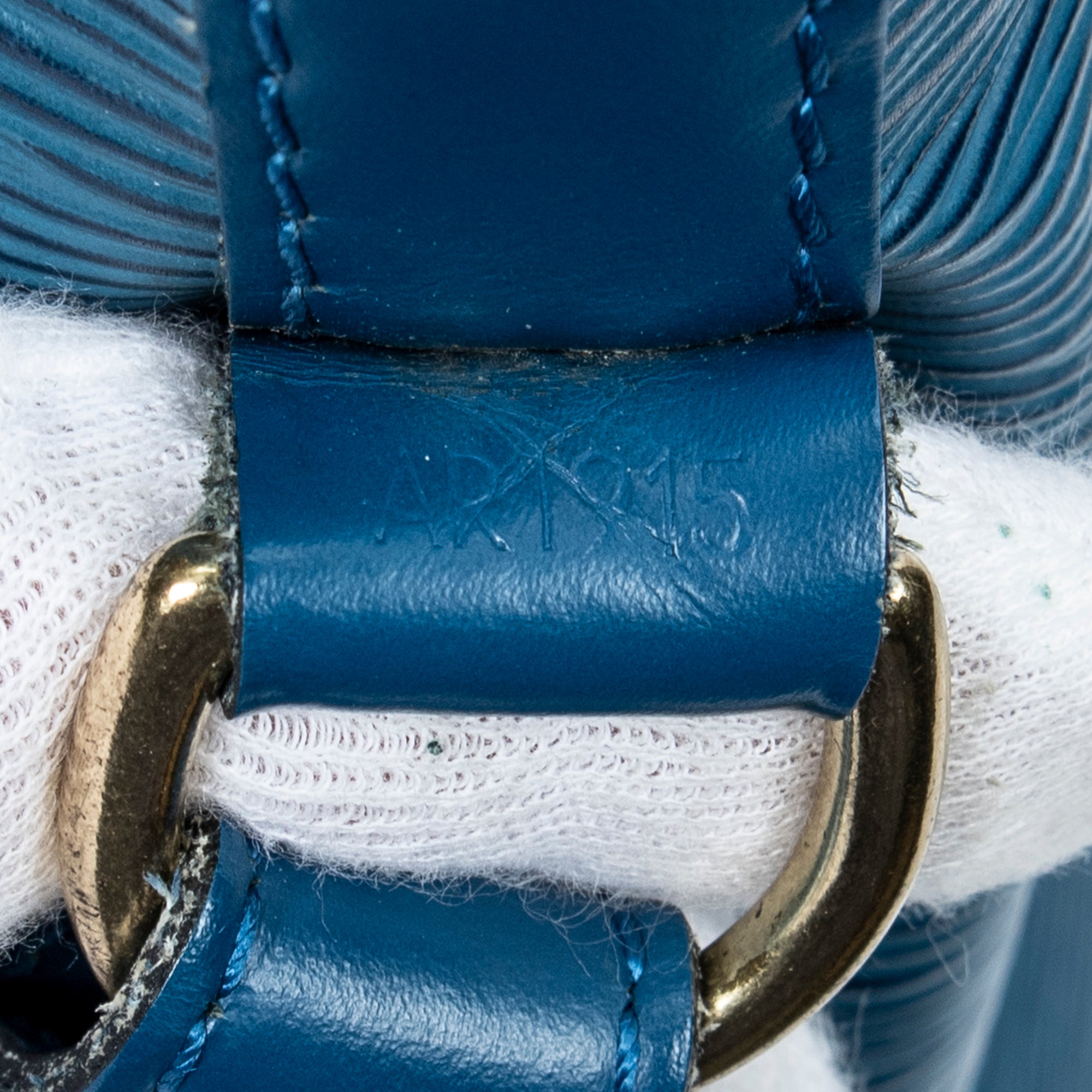 Shoulder Bag Noe PM Blue Epi