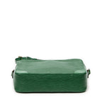 Shoulder Bag Trocadero Black Stitching 27 Green Epi
