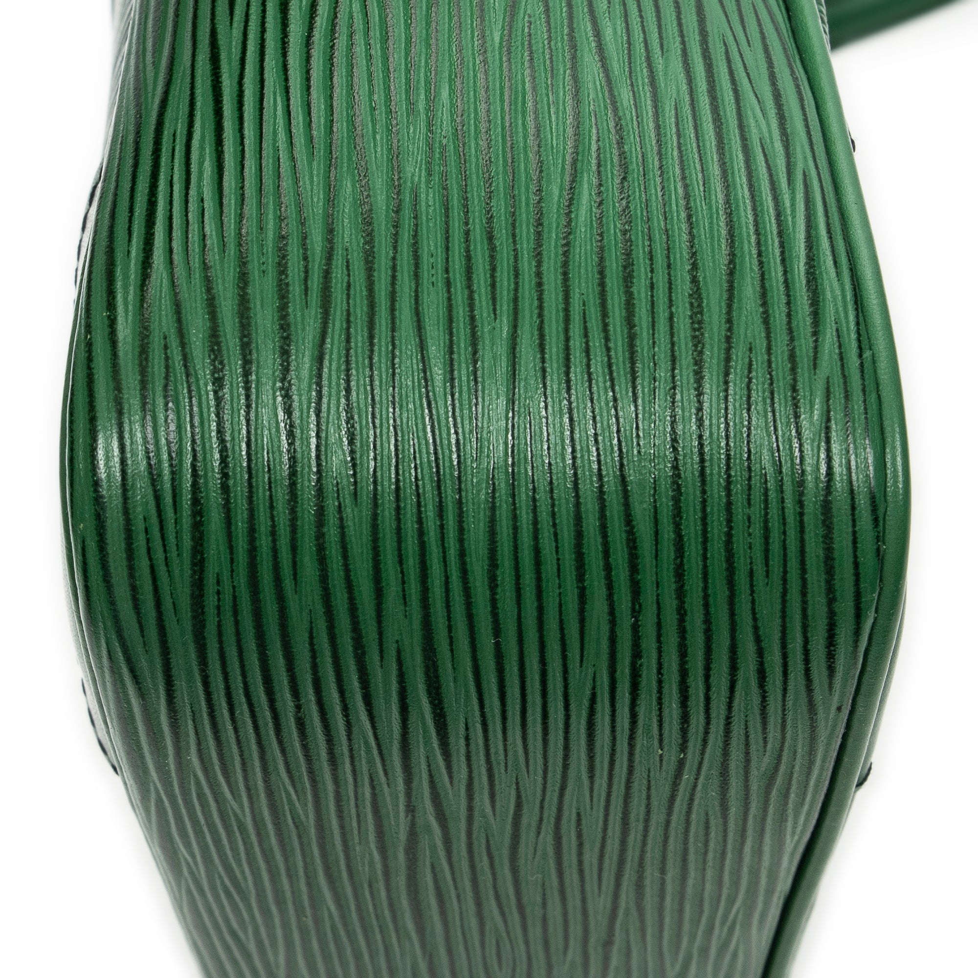 Shoulder Bag Trocadero Black Stitching 27 Green Epi
