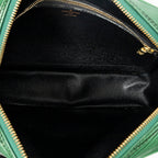 Shoulder Bag Trocadero Black Stitching 27 Green Epi