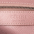 Shoulder Bag Small Bicolor Vertical Cabas Tote Light Pink Grained Calfskin Leather