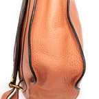 Shoulder Bag Medium Marcie Hobo Peach Grained Calfskin Leather