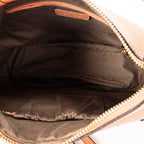 Shoulder Bag Medium Marcie Hobo Peach Grained Calfskin Leather