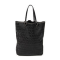 Handbag Vertical Shopping Tote Black Zucchino Canvas