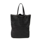 Handbag Vertical Shopping Tote Black Zucchino Canvas