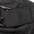 Handbag Vertical Shopping Tote Black Zucchino Canvas