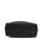 Shoulder Bag Tall Shopping Tote Black Monogrammed Canvas