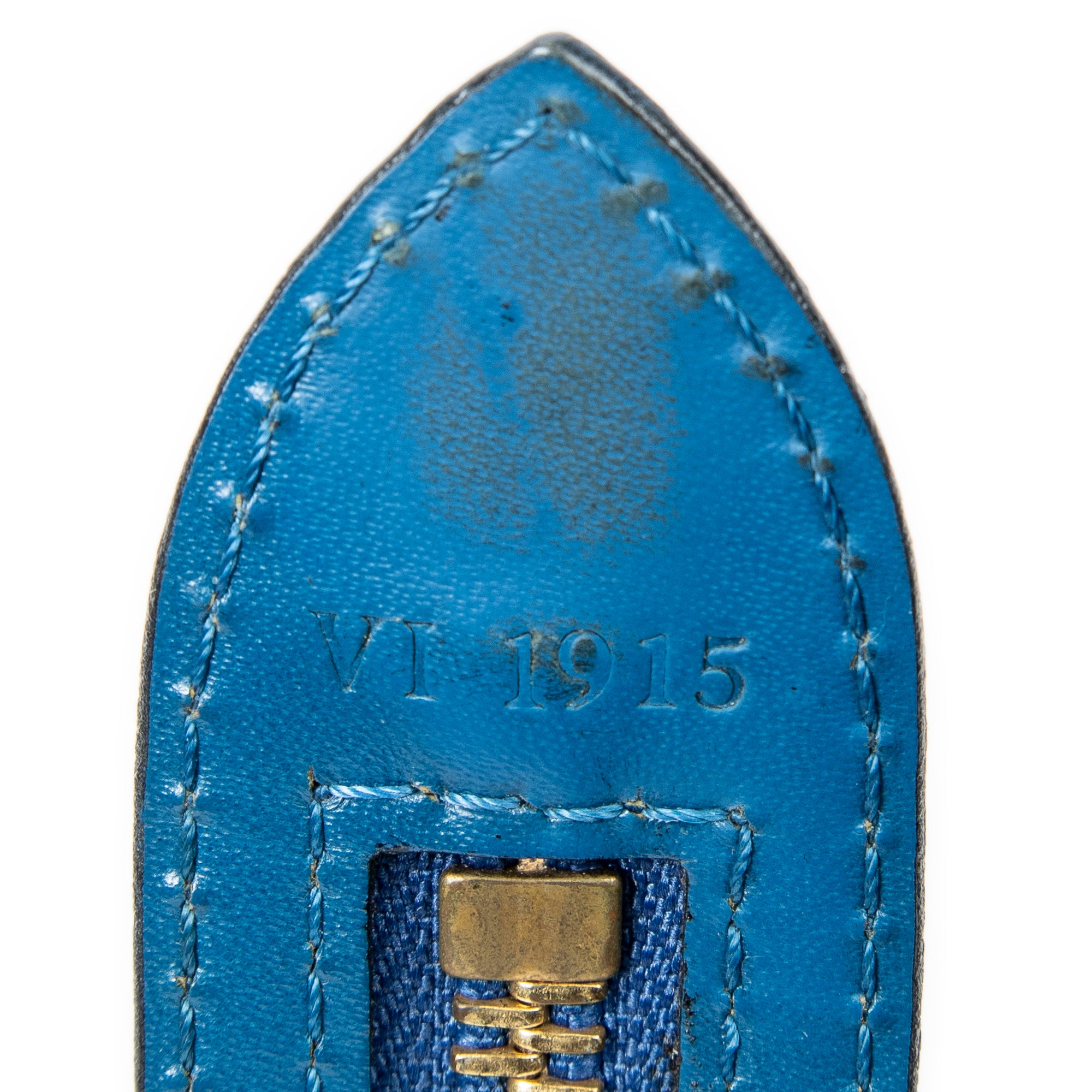 Handbag St-Jacques PM Blue Epi