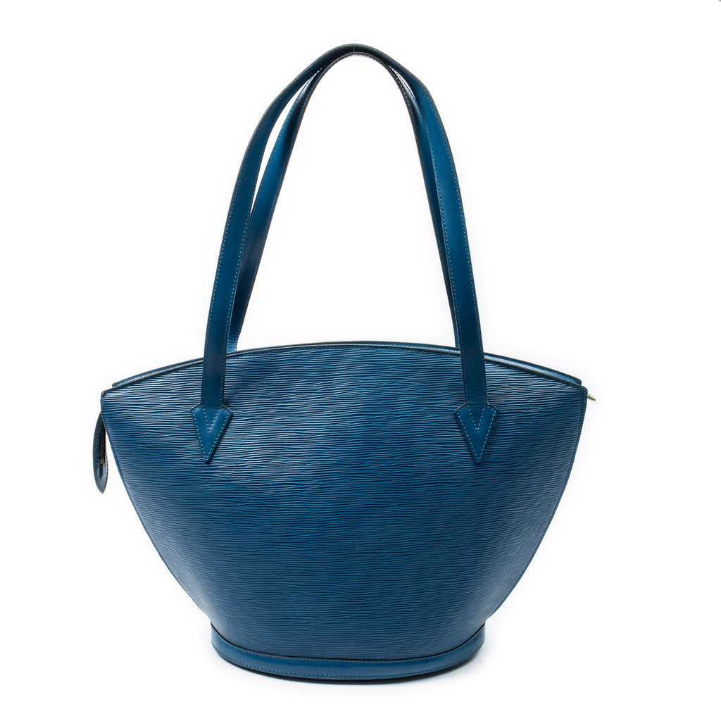 Shoulder Bag St-Jacques Shopping GM Blue Epi
