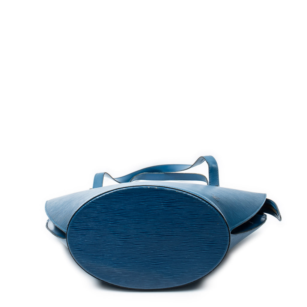 Shoulder Bag St-Jacques Shopping GM Blue Epi