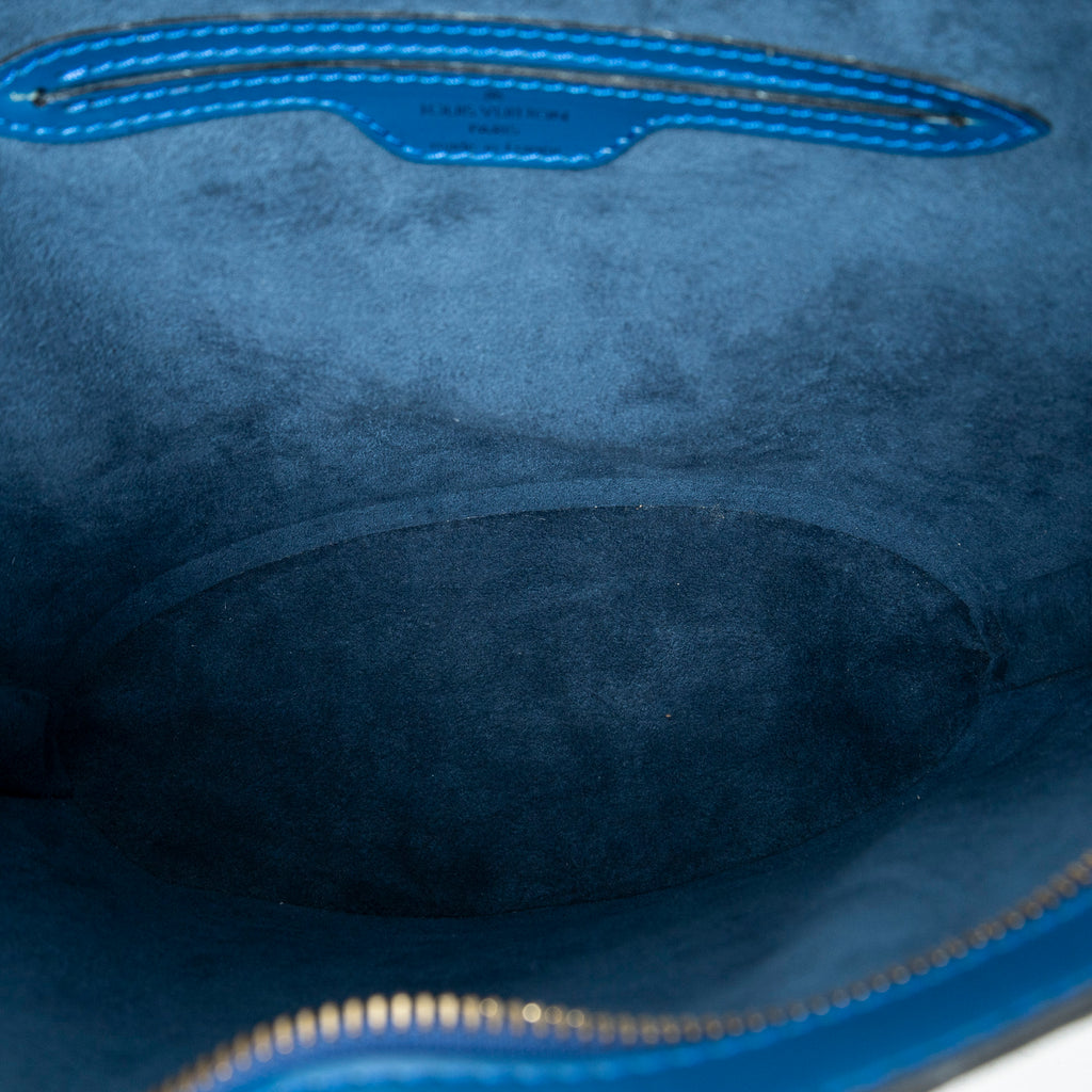 Handbag St-Jacques PM Blue Epi