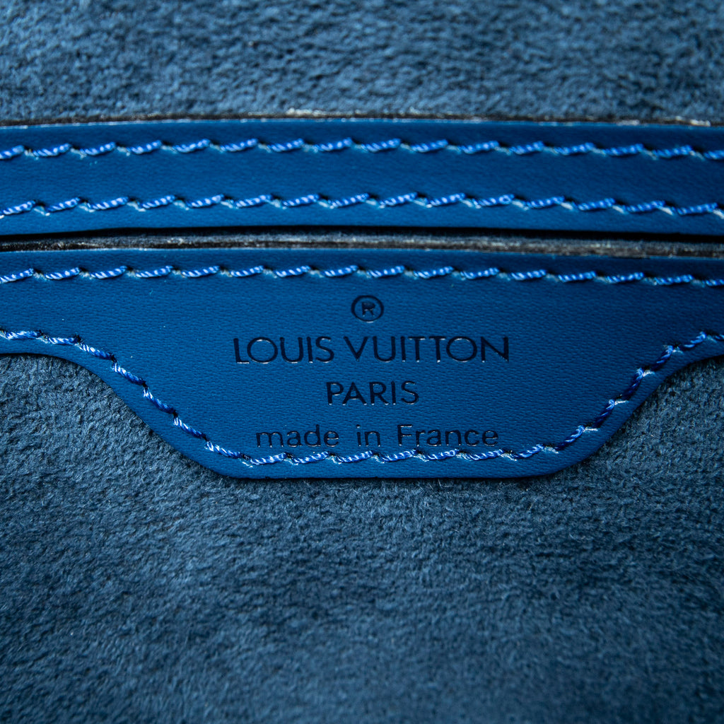 Handbag St-Jacques PM Blue Epi