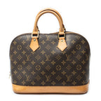 Shoulder Bag Alma PM Brown Monogram Canvas