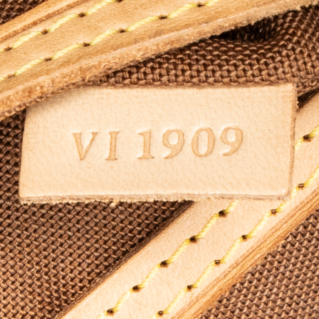 Shoulder Bag Alma PM Brown Monogram Canvas