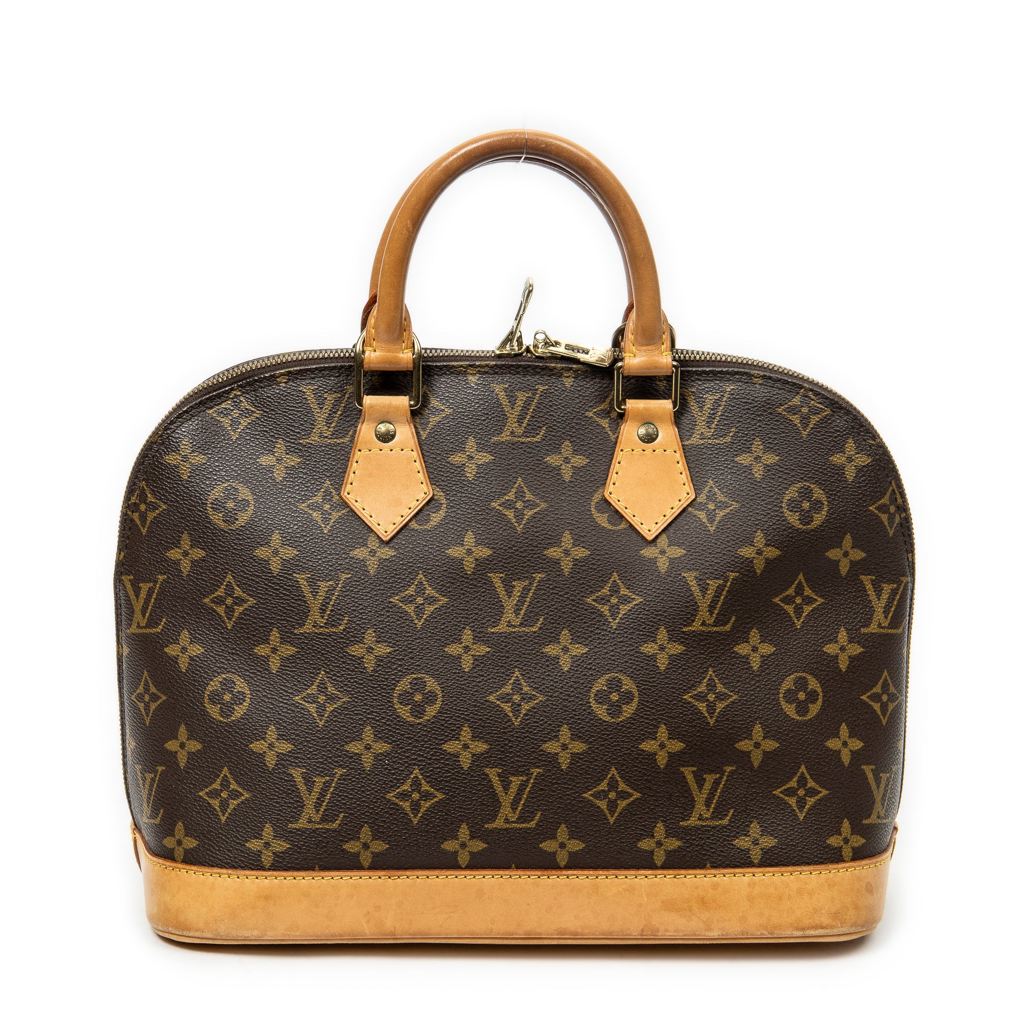 Handbag Alma PM Brown Monogram Canvas