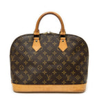 Handbag Alma PM Brown Monogram Canvas