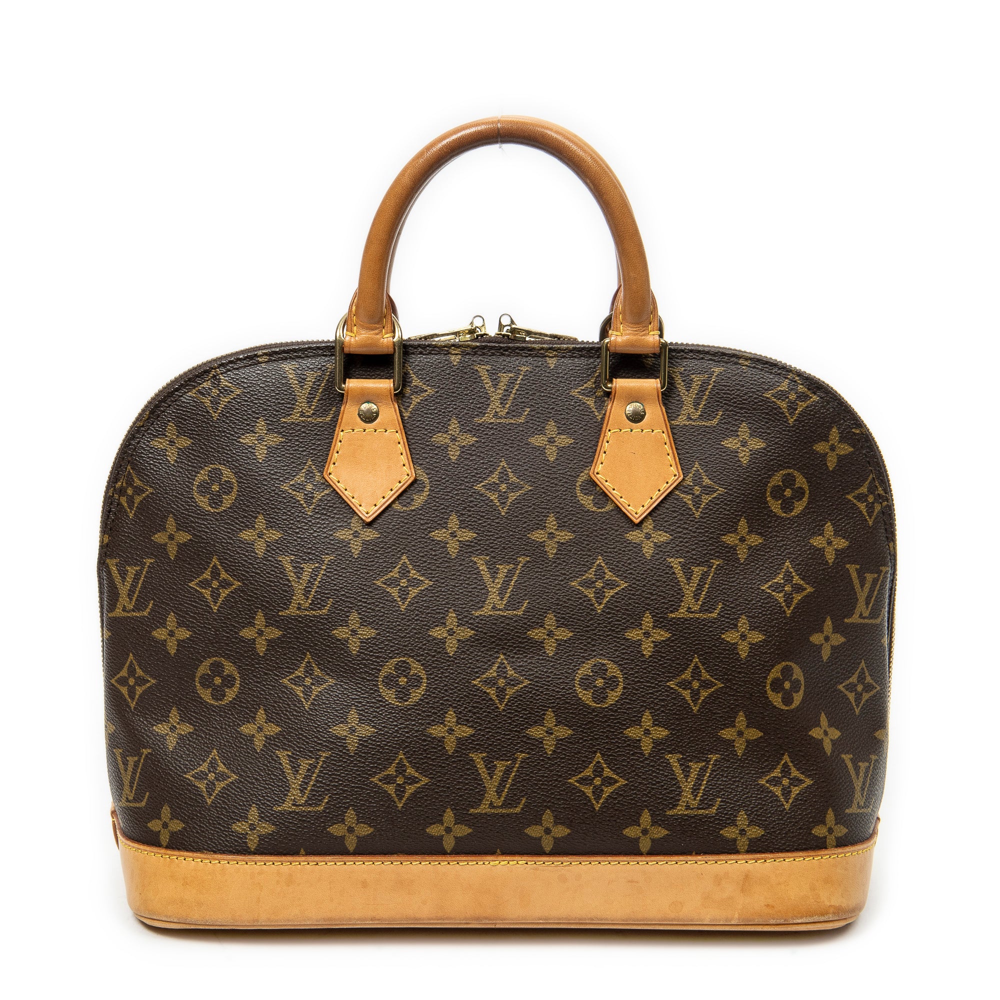 Handbag Alma PM Brown Monogram Canvas