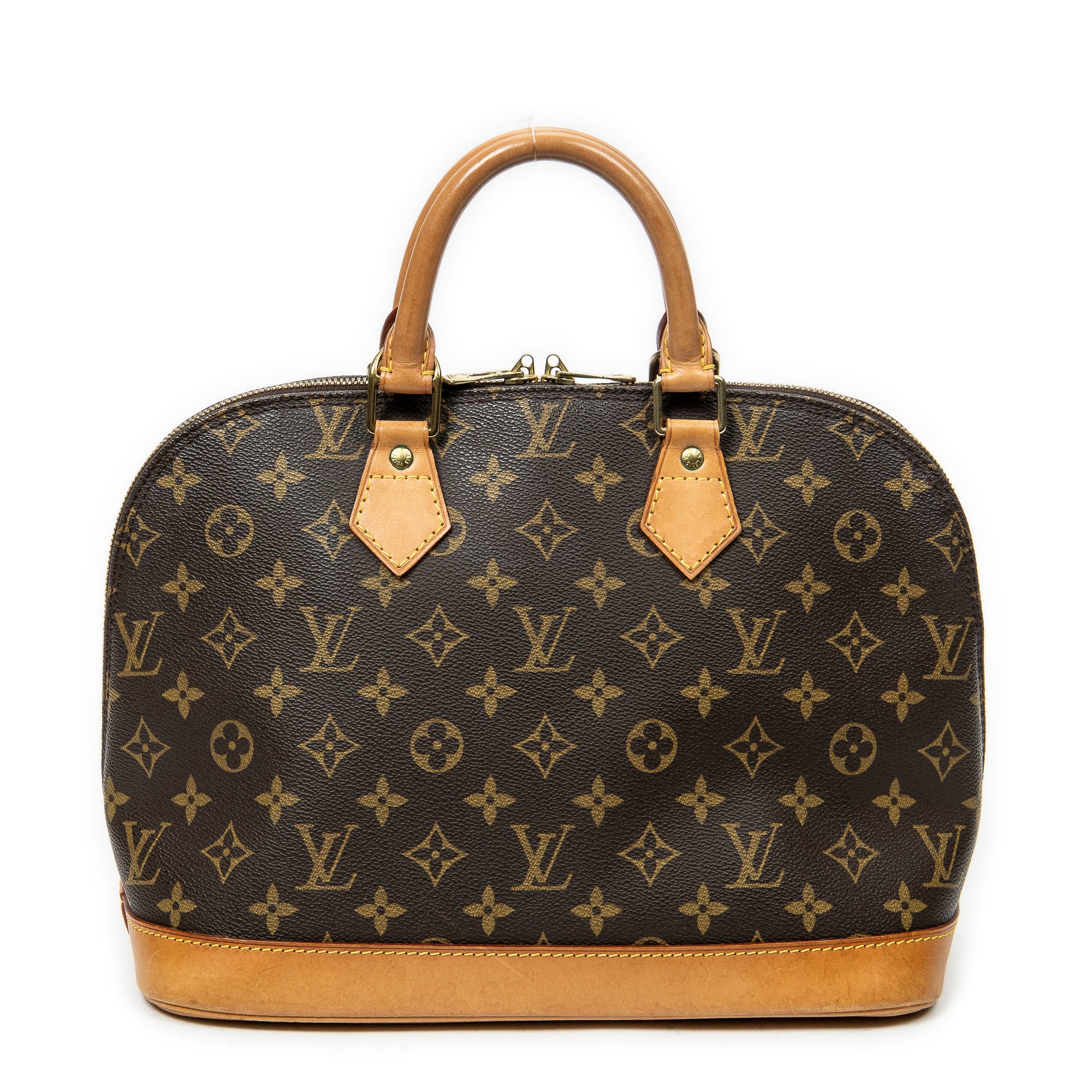 Handbag Alma PM Brown Monogram Canvas
