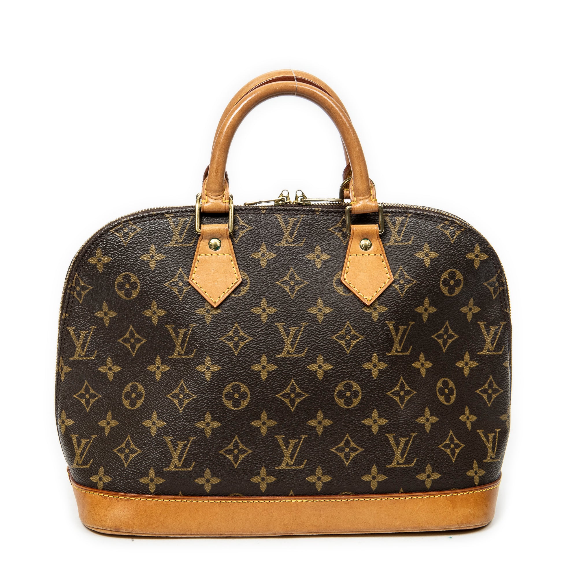 Handbag Alma PM Brown Monogram Canvas