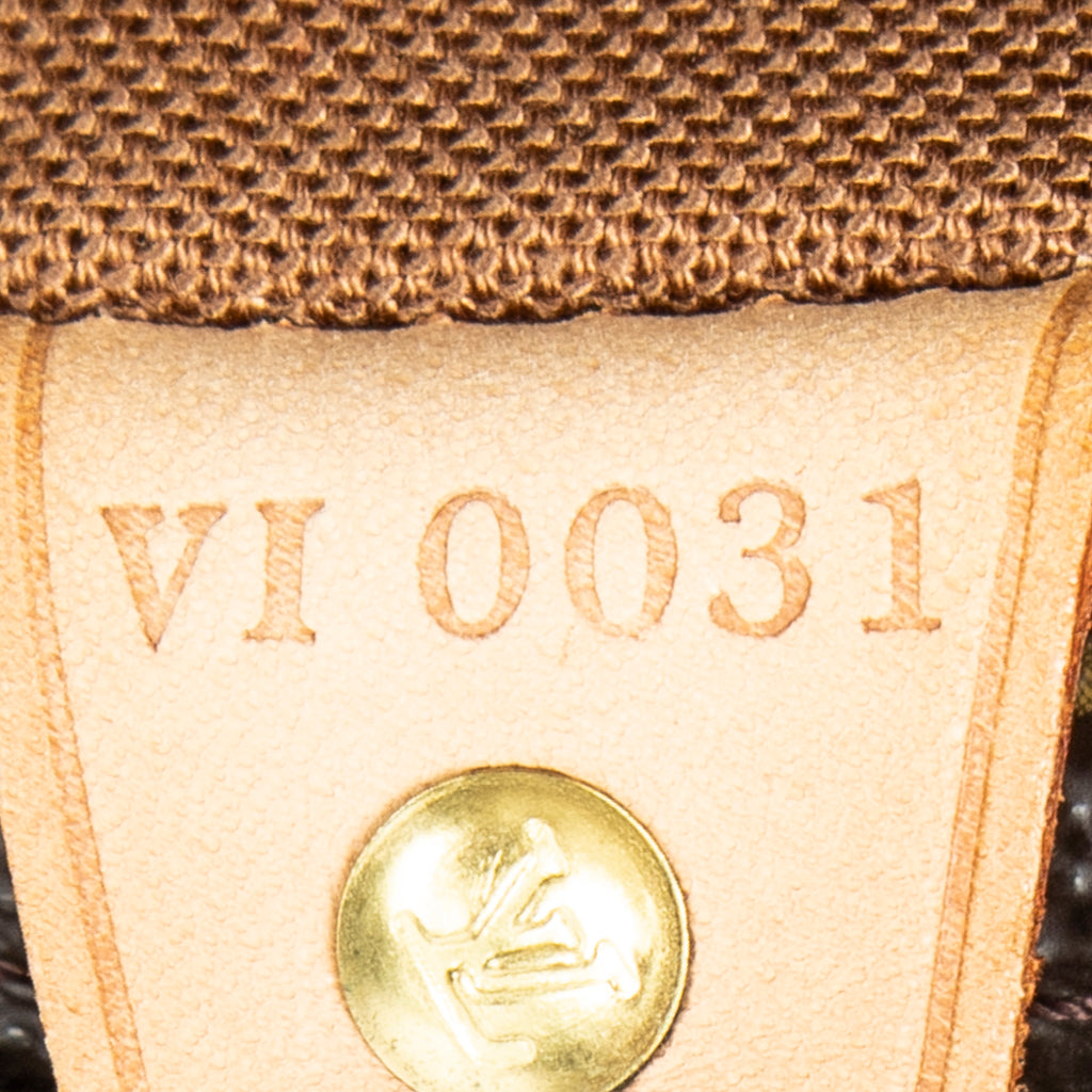 Shoulder Bag Cabas Piano Brown Monogram Canvas