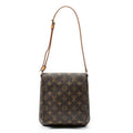 Shoulder Bag Musette Salsa Brown Monogram Canvas