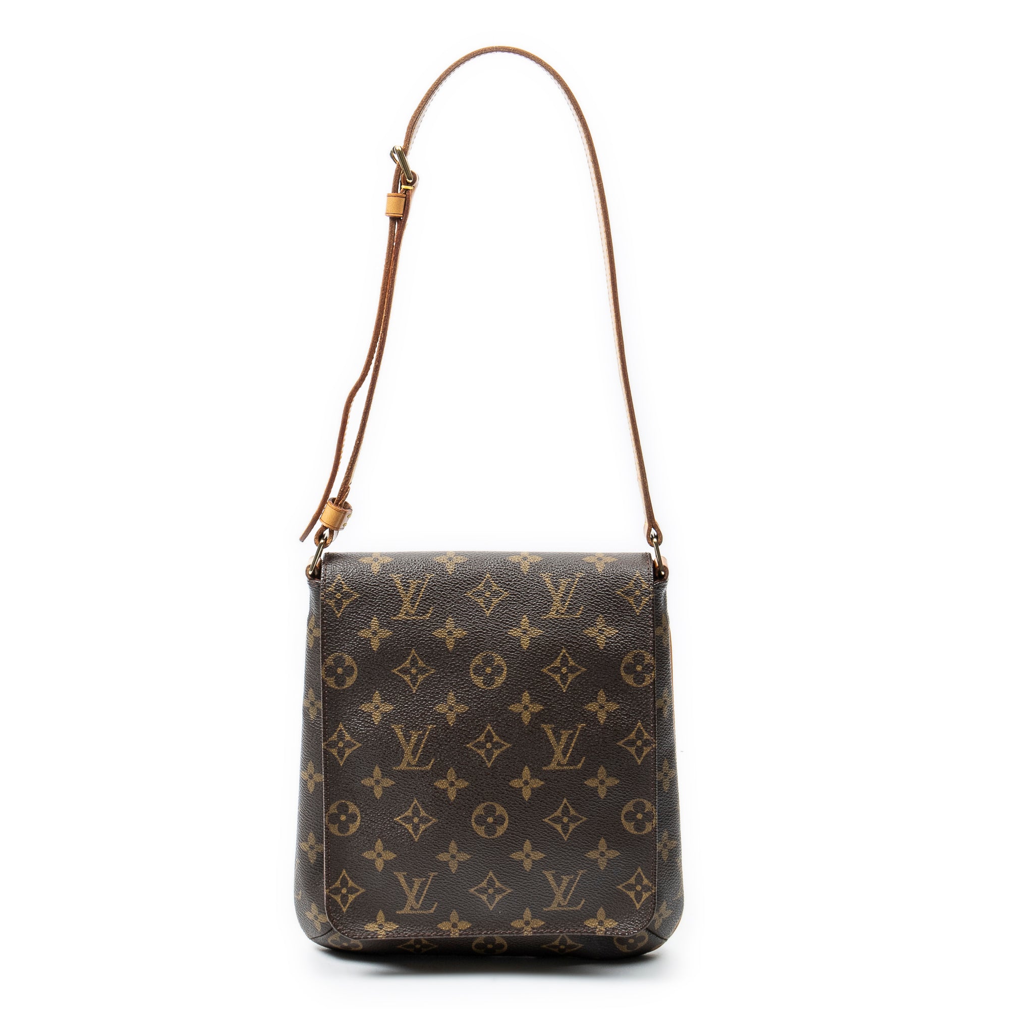 Shoulder Bag Musette Salsa Brown Monogram Canvas