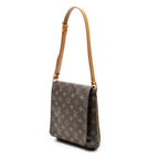 Shoulder Bag Musette Salsa Brown Monogram Canvas